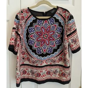 TopShop print blouse